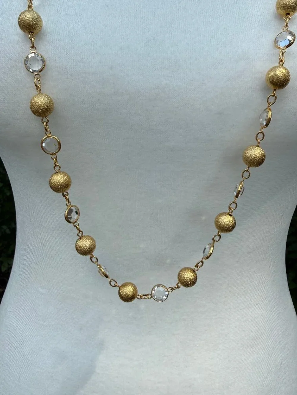 Austrian Crystal Made in USA Chanel Style Necklace